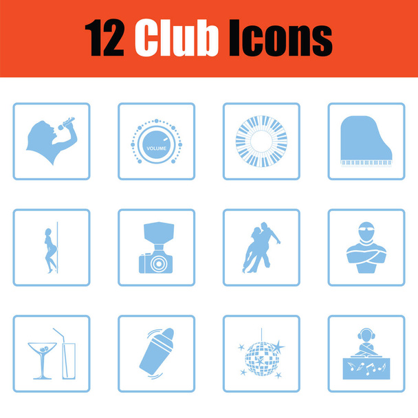 Conjunto de ícones Club
 - Vetor, Imagem