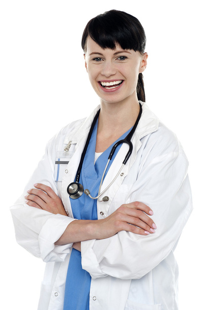 Portrait of confident female surgeon - Foto, imagen