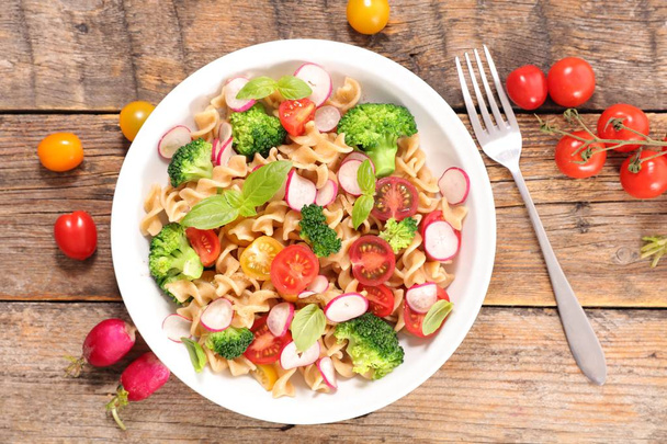 pasta salad with tomatoes - Photo, image