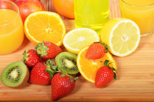 Lemon refreshing juice - Valokuva, kuva