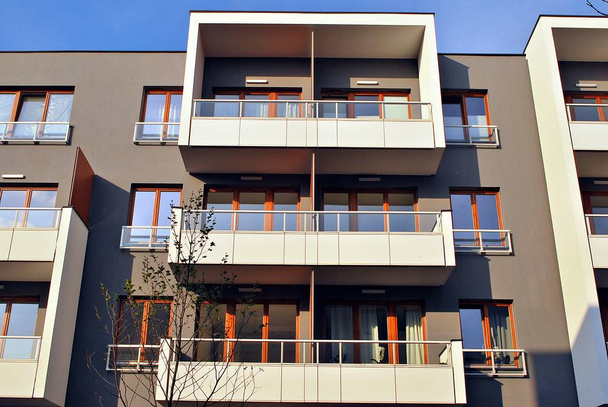 Moderne flatgebouwen exteriors - Foto, afbeelding