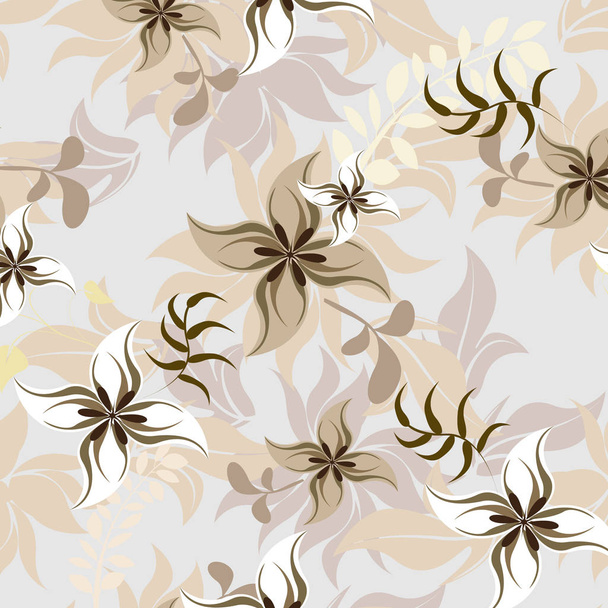 seamless flowers pattern - Вектор, зображення