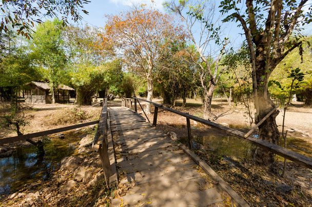 Li Phi waterval omgeving - Foto, afbeelding