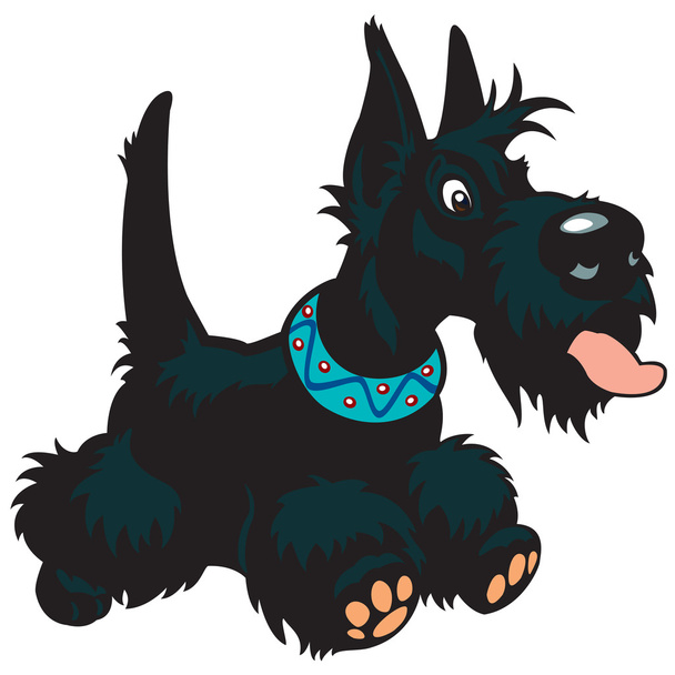 Cartoon scottish dog - Vector, Image