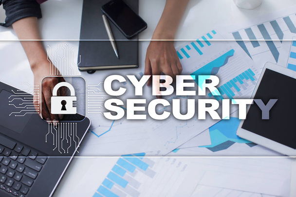 Cyber security, Data protection, information safety and encryption. - Фото, изображение
