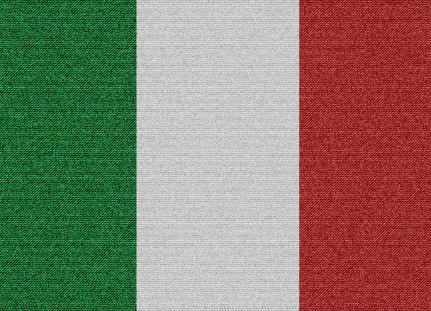 denim kuvioitu Italian lippu
 - Vektori, kuva