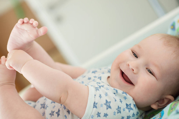 Portrait of happy beautiful baby - Fotoğraf, Görsel