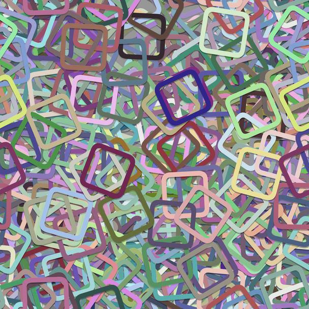 Seamless random square pattern background - Vector, Image