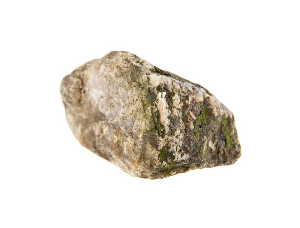 Piedra sobre fondo blanco
 - Foto, Imagen