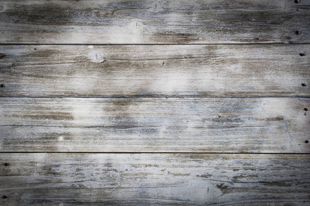 Weathered Old Wooden Boards Background - Photo, Image