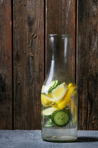 Citrus cucumber sassy water - Foto, imagen