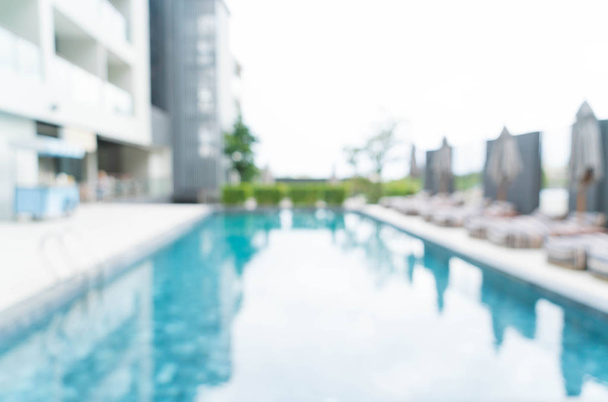 Abstract blur swimming pool in hotel resort  - Foto, immagini