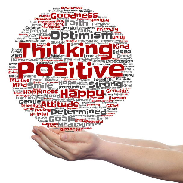 conceptual positive thinking - Photo, Image