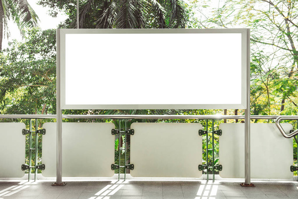 Blank white billboard  - Photo, Image