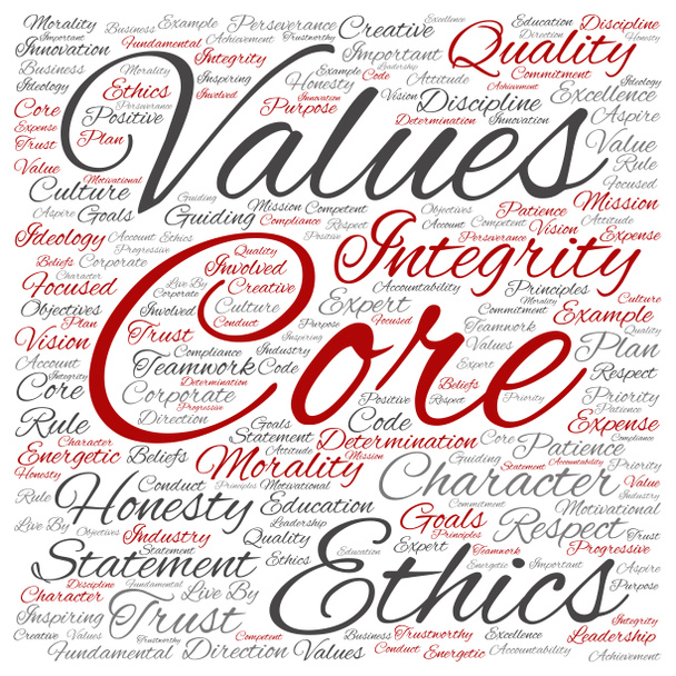 ethics concept word cloud - Photo, Image