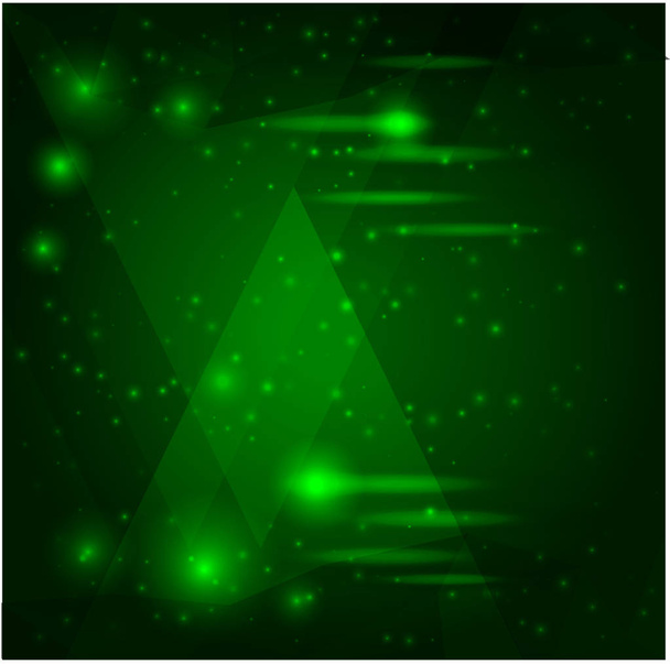 vector space illustration in green - Vector, Image