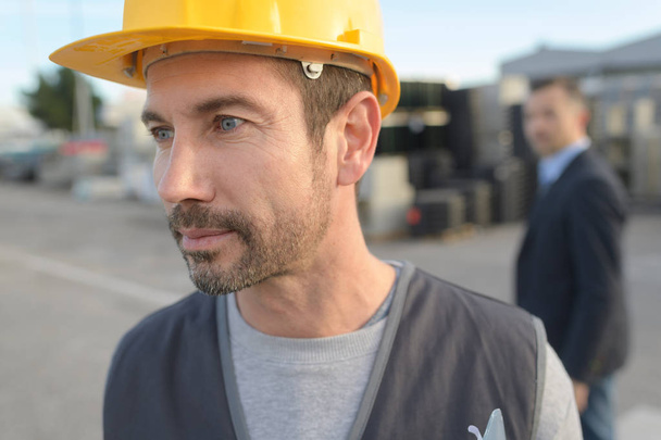 foreman construction engineer worker portrait - Foto, imagen
