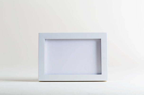 Blank white picture frame - Photo, image