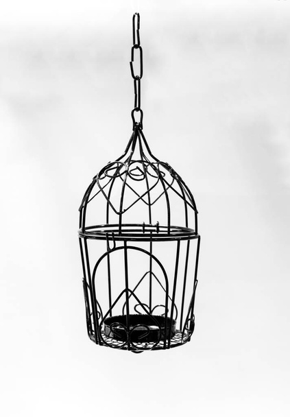 Vintage cage d'oiseau lanterne suspendue
 - Photo, image