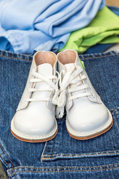 Baby white shoes - Photo, Image