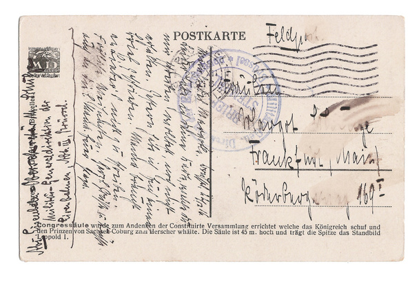 Handwritten postcard - Valokuva, kuva