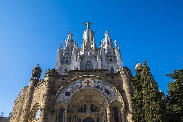 Expiatory Church of the Sacred Heart on the Tibidabo - Foto, afbeelding