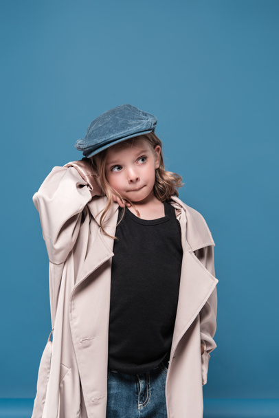 Adorable little girl in cap  - Photo, Image