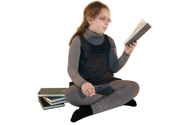 meisje lezen - Foto, afbeelding
