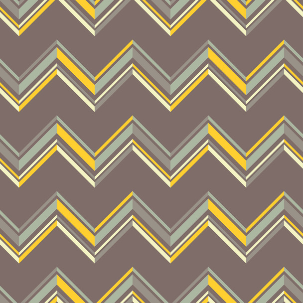 nahtlose abstrakte gelbe und graue geometrische Muster. Vektorillustration. Textilbeziehung. - Vektor, Bild
