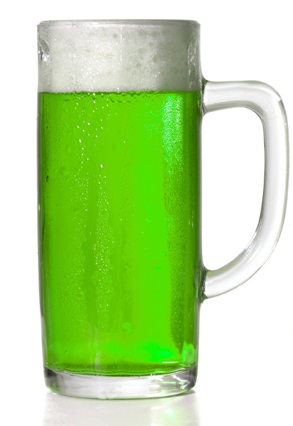 Green Beer mug - Fotoğraf, Görsel
