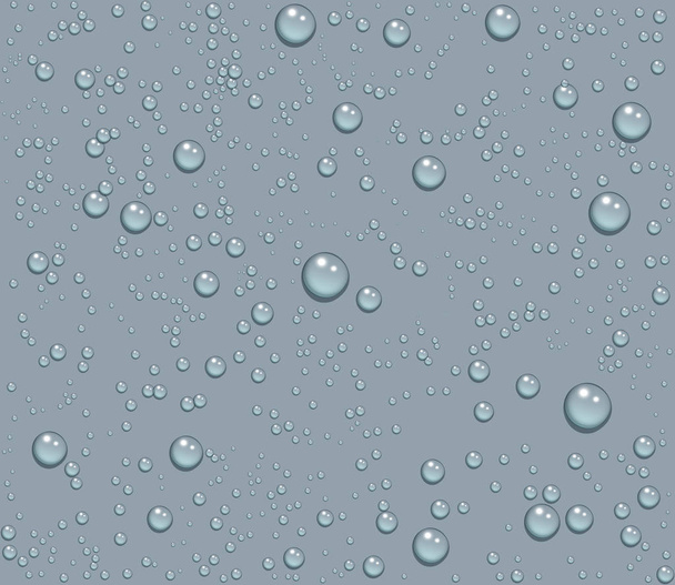 Dew drops of water seamless background - Vector, Image