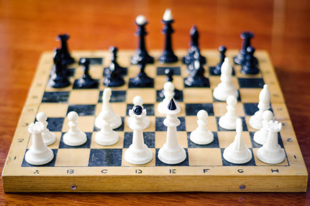bir satranç figürleri - Fotoğraf, Görsel