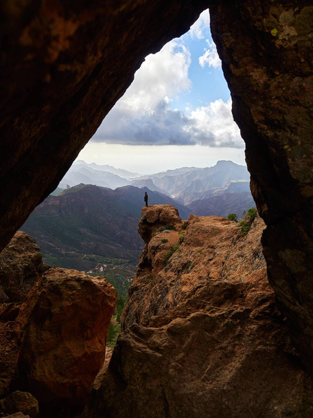 mountain landscape in Gran Canaria island - Photo, image