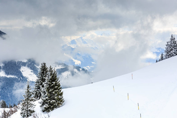 Winter landscape in Alps - Fotó, kép