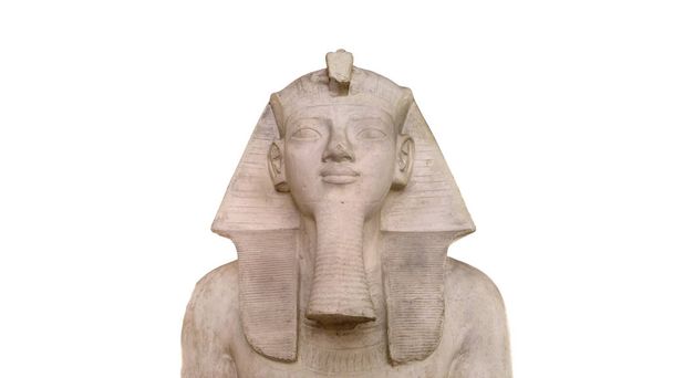 Egyptian statue isolated - Photo, Image