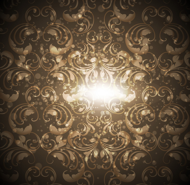 varrat nélküli damaszt tapéta - Vektor, kép