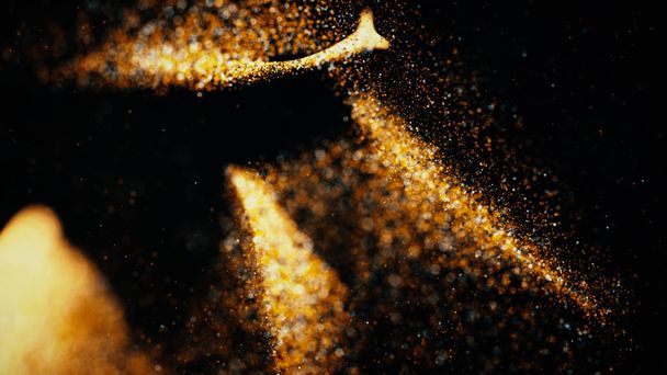 fondo abstracto con partículas brillantes - Foto, imagen