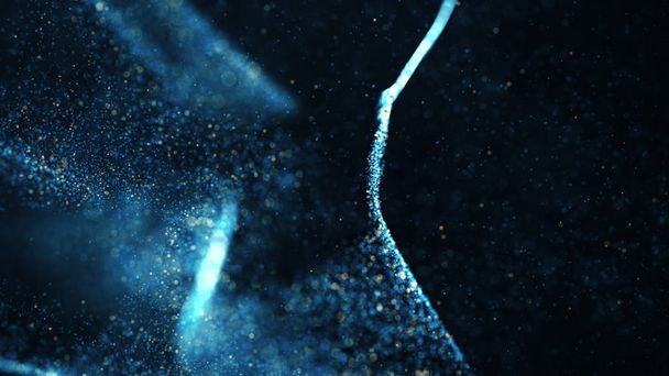 Parlayan parçacıklarla soyut arkaplan - Fotoğraf, Görsel