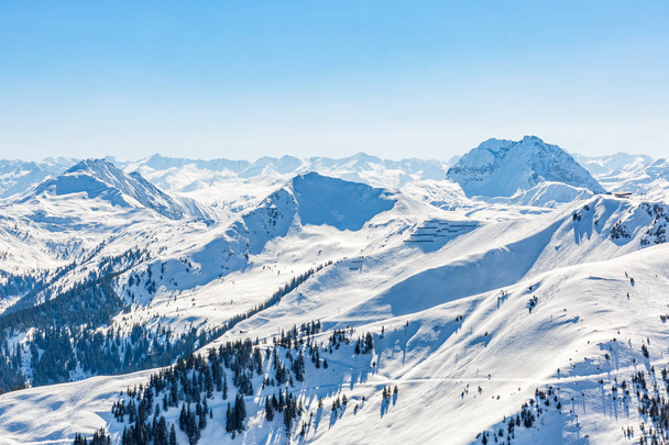 Winter landscape in Alps - Foto, Bild