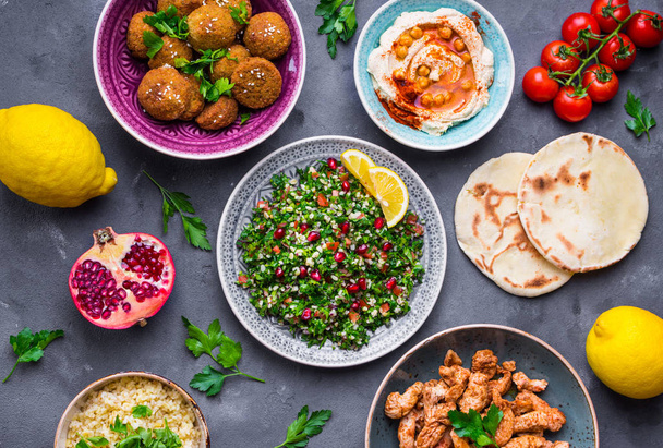 Μέσης Ανατολής πιάτα - Φωτογραφία, εικόνα