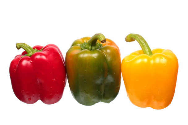 Wet bell peppers - Zdjęcie, obraz