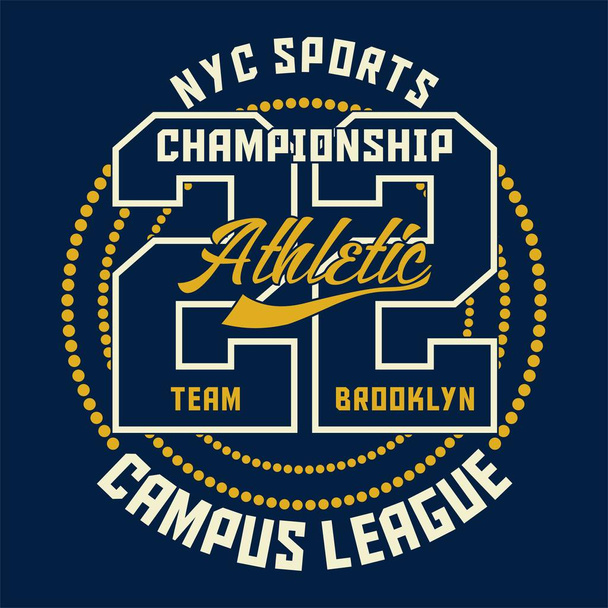 graphic SPORTS CHAMPIONSHIP ATHLETIC - Vector, Image
