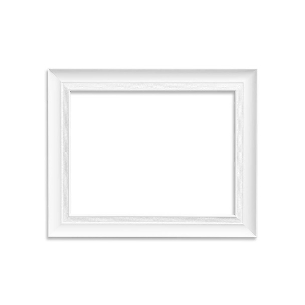 Beyaz ahşap çerçeve  - Fotoğraf, Görsel