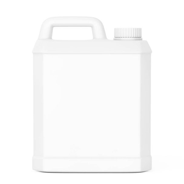 Conteneur blanc en plastique blanc. Rendu 3d
 - Photo, image