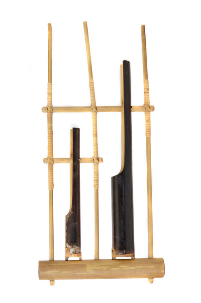 angklung і Індонезійська традиційних музичних інструментів, зроблені з бамбука - Фото, зображення