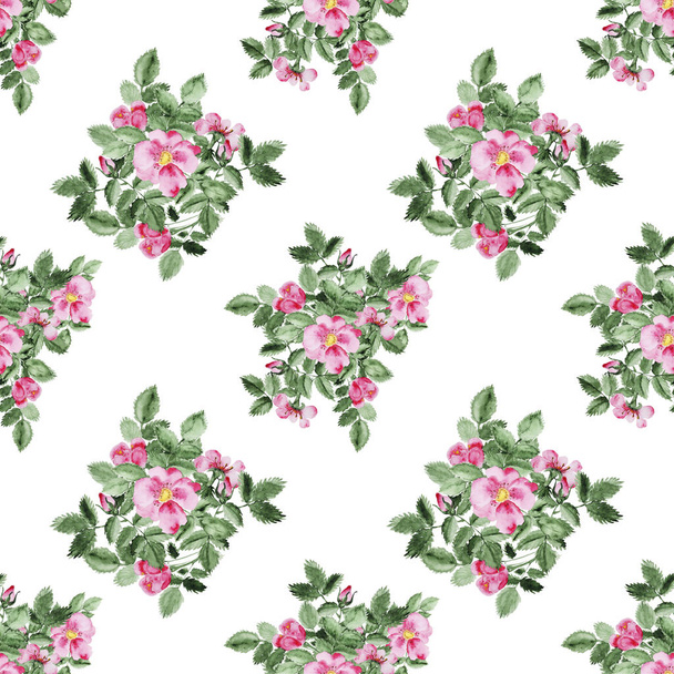Briar blossom flower pattern - Zdjęcie, obraz