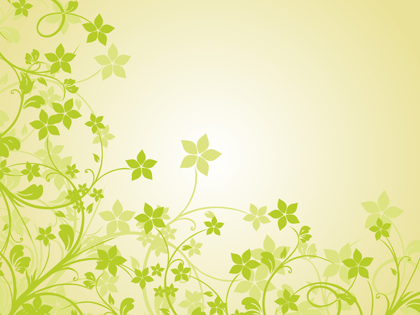 Green nature pattern background - ベクター画像