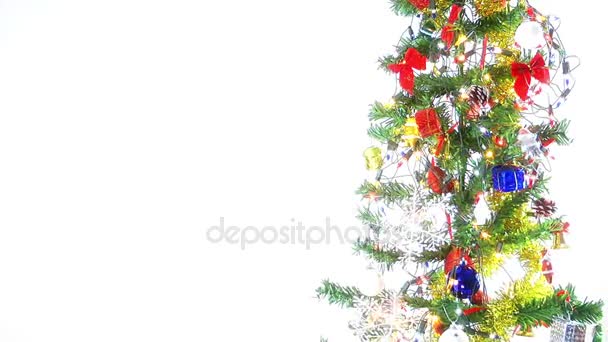 karácsonyi-újévi dekoráció - Felvétel, videó