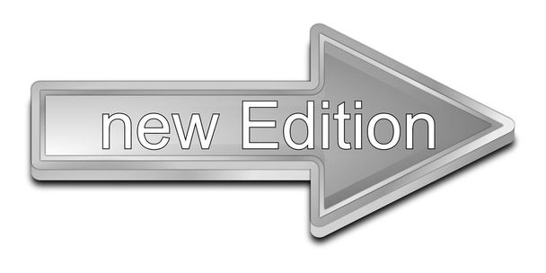 New Edition Arrow Button - 3D illustration - Photo, Image