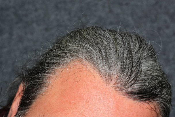 šedivé vlasy muži - Fotografie, Obrázek